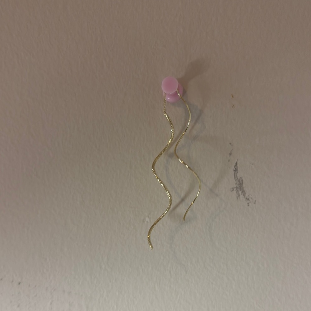 Gold Wavy Earrings